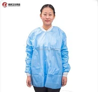 Camice da laboratorio usa e getta blu